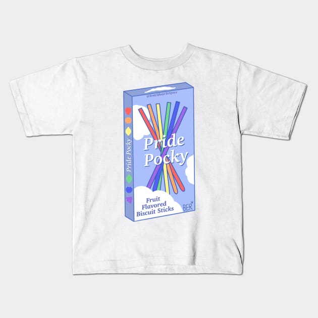 Pride Pocky Kids T-Shirt by SentABearToSpace 